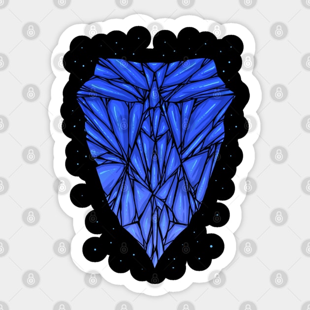 Blue diamond Sticker by barmalisiRTB